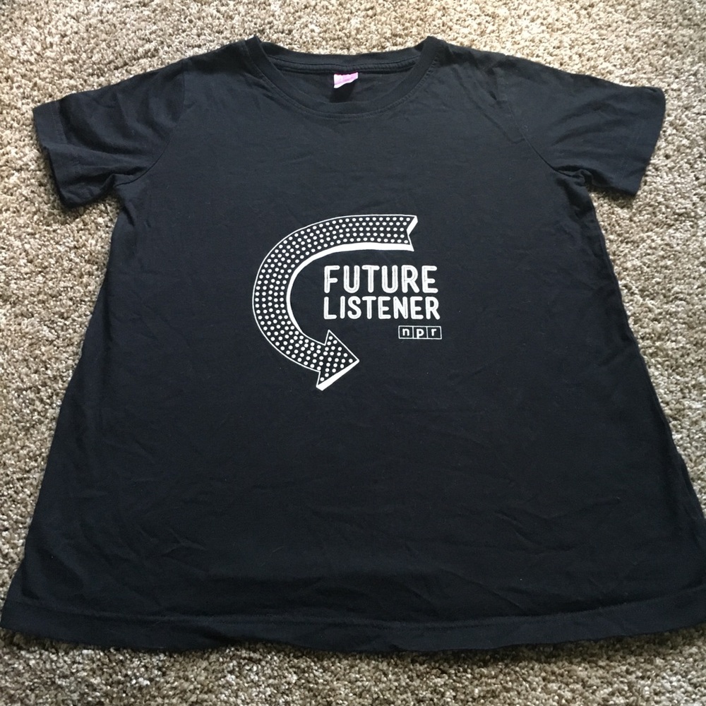 {Maternity} Future NPR Listener T-Shirt